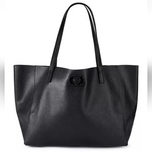 Kurt Geiger Chelsea Leather Slouch Shopper Tote Bag, NWT
